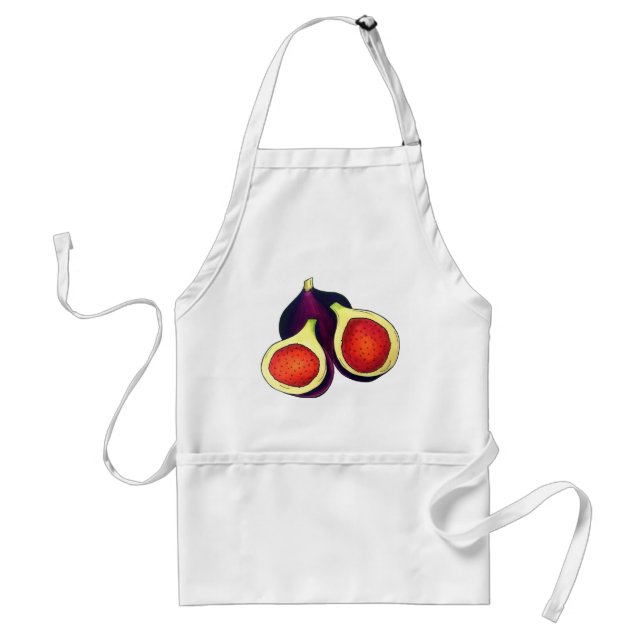 Ripe Fresh Summer Figs Fig Tree Food Cooking Adult Apron (Front)