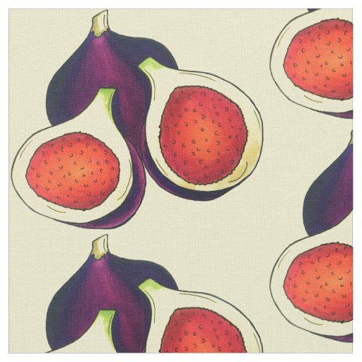 Ripe Fresh Summer Figs Fig Tree Food Fabric