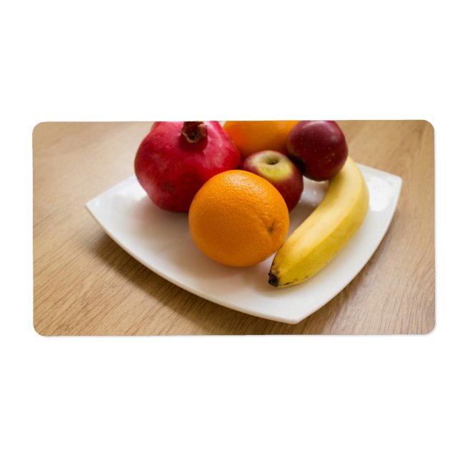 Ripe fruits label (Front)