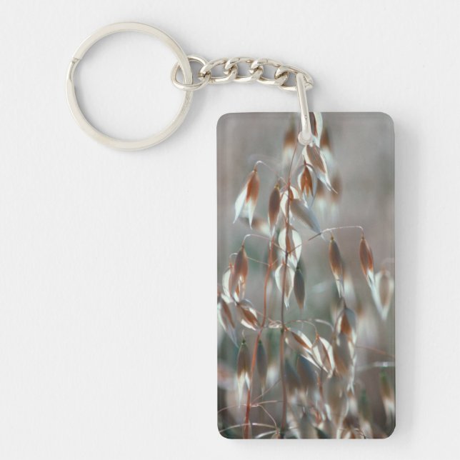 Ripe Oats (Avena Sativa) Close Up. Ceres, Boland Keychain (Front)