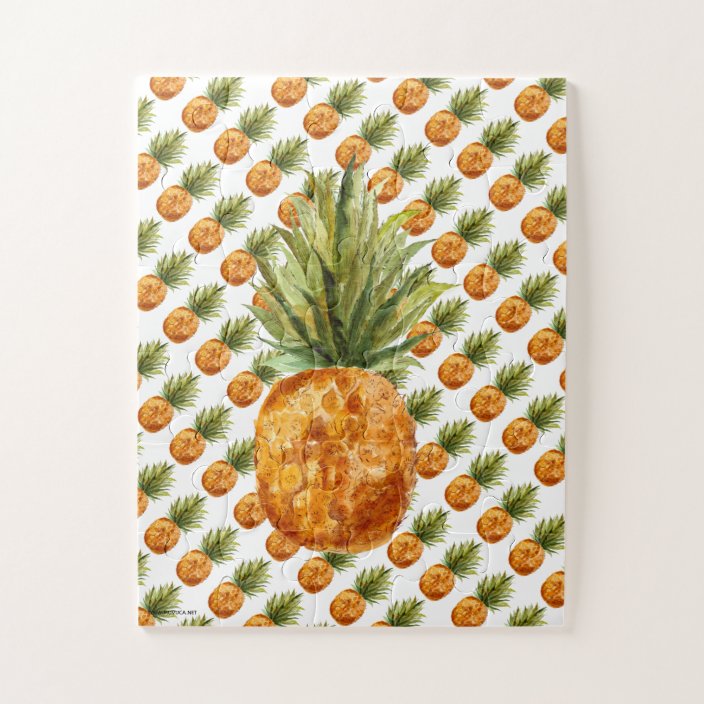 Ripe pineapple jigsaw puzzle
