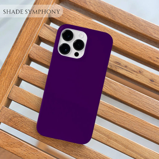 Ripe Plum Purple One of Best Solid Violet Shades Case-Mate iPhone 14 Pro Max Case