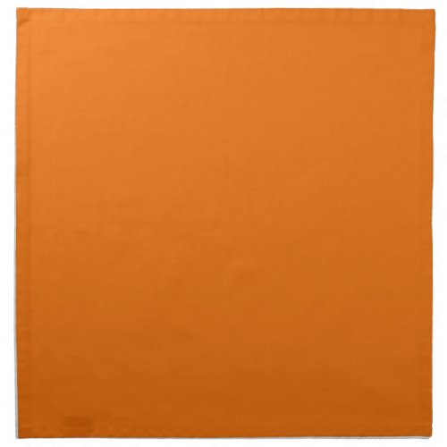 Ripe Pumpkin Solid Color Magma Orange 024_55_38 Cloth Napkin