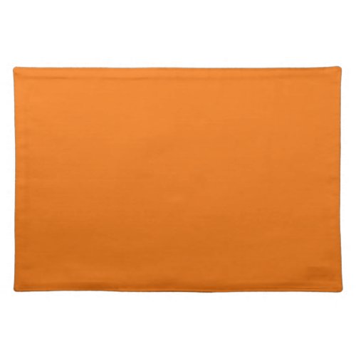 Ripe Pumpkin Solid Color Magma Orange 024_55_38 Cloth Placemat