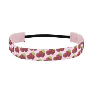 Ripe Raspberry Red Raspberries Berry Fruit Print Athletic Headband