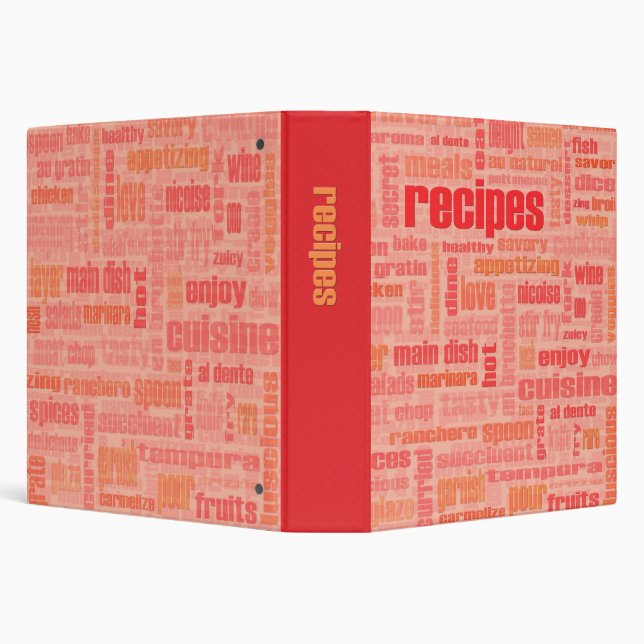 Ripe Recipes 3 Ring Binder (Background)