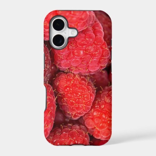 Ripe Red Raspberries iPhone 17 Case