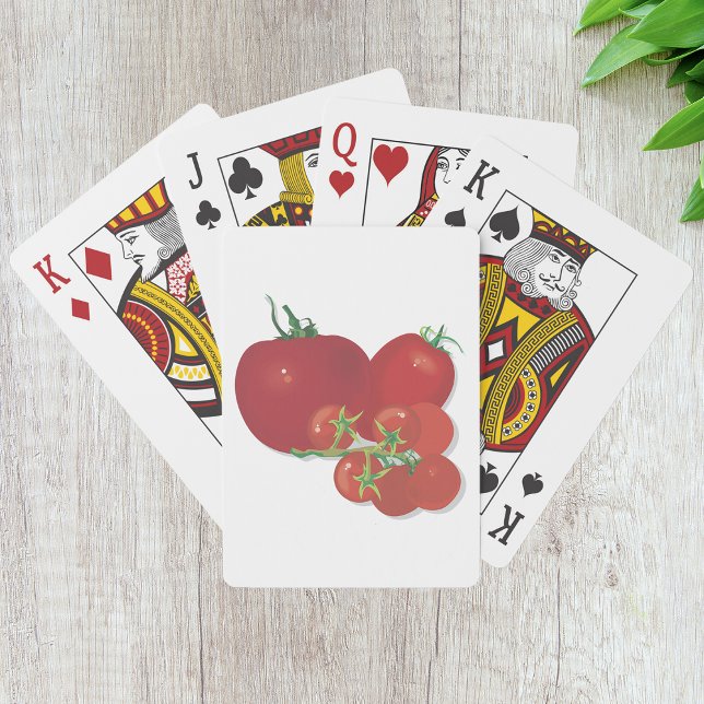 Ripe Red Tomatoes Poker Cards (Creator Uploaded)