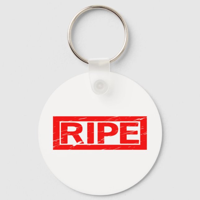 Ripe Stamp Keychain (Front)