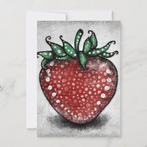 Ripe Strawberry Greeting Card