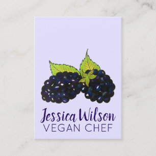 Ripe Summer Blackberries Blackberry Berry Berries Business Card