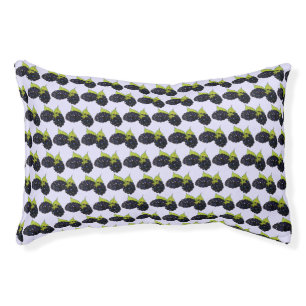Ripe Summer Blackberries Blackberry Berry Berries Pet Bed