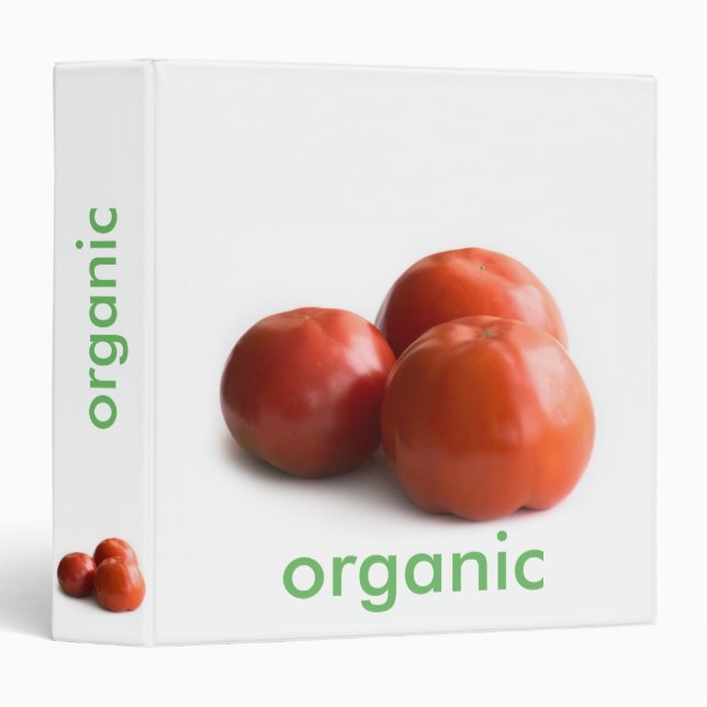 Ripe tomato 3 ring binder (Front/Spine)