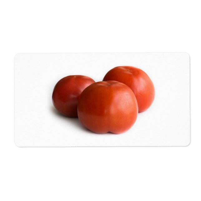 Ripe tomato label (Front)