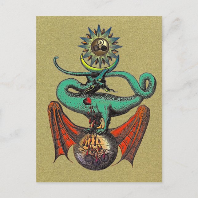 Ripley Scroll Gold Postcard (Front)