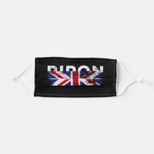 Ripon UK Flag England Souvenir Adult Cloth Face Mask