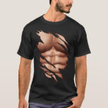 Ripped Abs Classic Funny T-Shirt<br><div class="desc">We designed this piece with a vintage, classic feel in mind. We incorporated witty, clever humour that will turn heads and spark conversations wherever you go! It's also perfect for a Birthday gift for that special someone that enjoys a good laugh. It will surely make them feel special and get...</div>