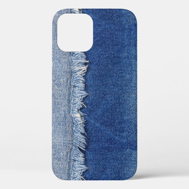 Ripped Denim Jeans Fabric Background Case-Mate iPhone Case (Back)