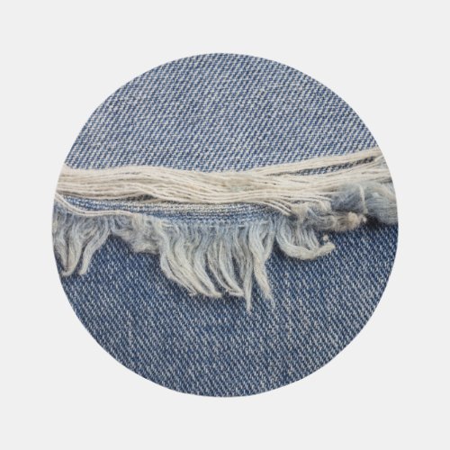 Ripped jeans texture stylish background rug