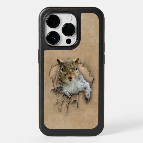 Ripped Shirt Squirrel OtterBox iPhone 14 Pro Case