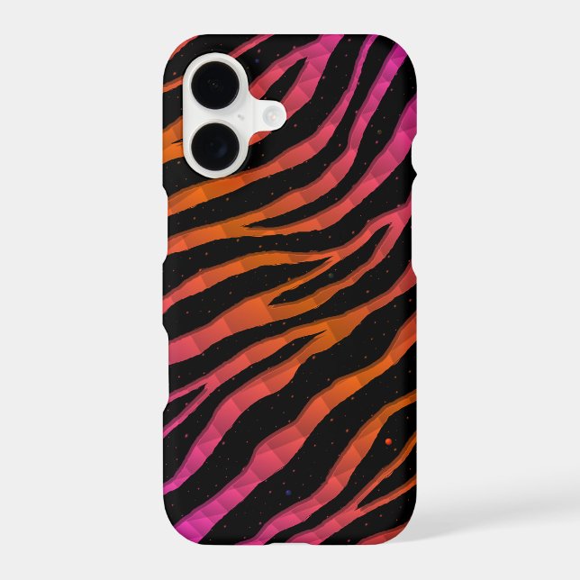 Ripped SpaceTime Stripes - Pink/Orange Case-Mate iPhone Case (Back)