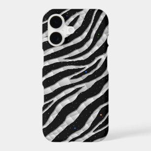 Ripped SpaceTime Stripes - White iPhone 17 Case