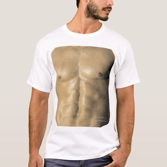 Ripped Tee  (Get an instant six pack) (Front)