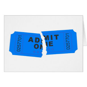 Ripped Ticket Cards