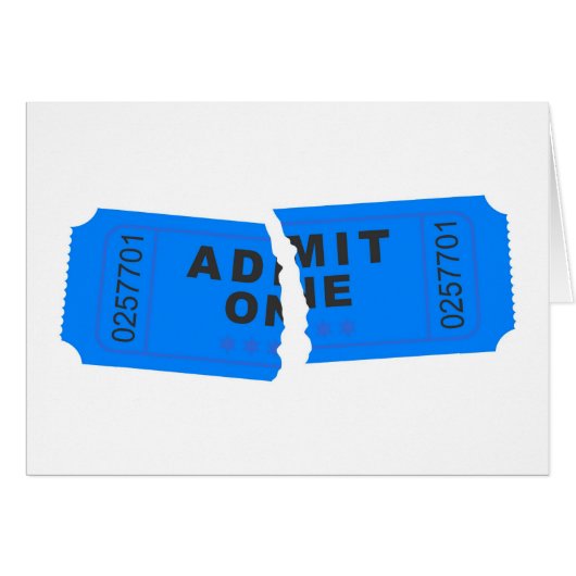 Ripped Ticket Cards (Front Horizontal)