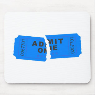 Ripped Ticket Mouse Pad