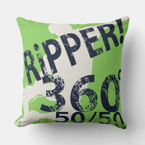 Ripper 360 50 50 Skateboard Pillow