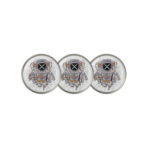Ripple Astronaut - Xrp Crypto  Golf Ball Marker