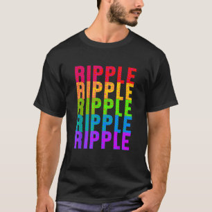 Ripple Colorful XRP Cryptocurrency Currency Blockc T-Shirt