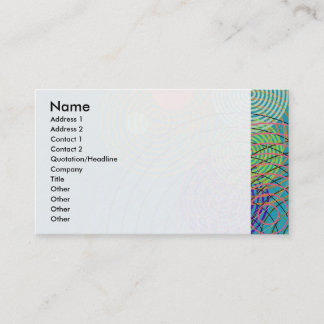 Ripple effect business card