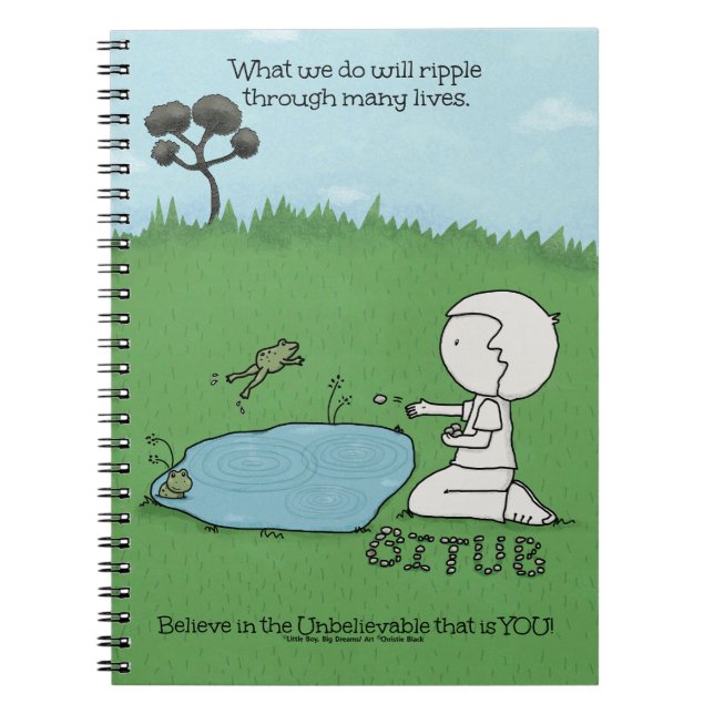 Ripple Effect Notebook (Front)