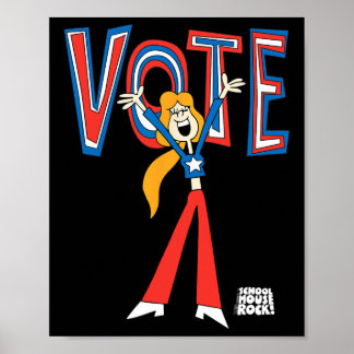 Ripple Junction X Schoolhouse Rock Vote For Sarah Poster