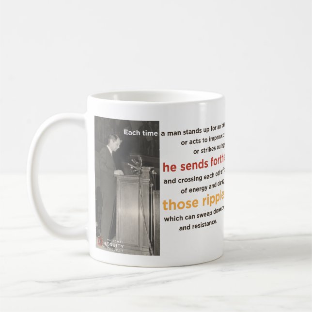 "Ripple of Hope" Robert F. Kennedy Mug (Left)