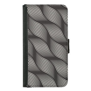 Ripple pattern, trendy vintage texture. samsung galaxy s5 wallet case