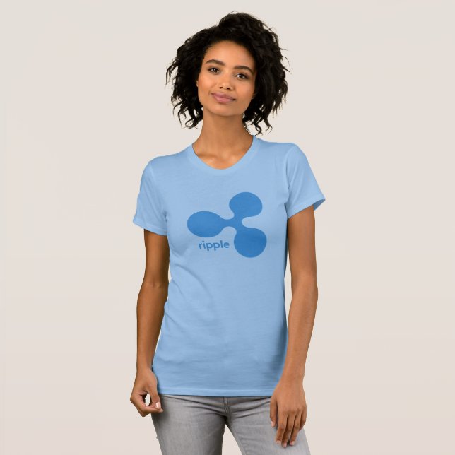 Ripple Tshirt blue (Front Full)