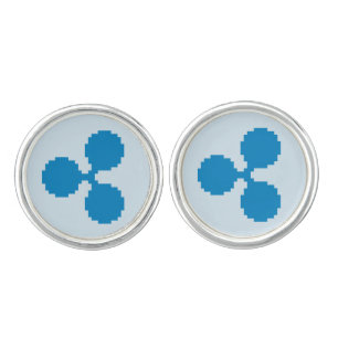 Ripple XRP 8-Bit Logo   Cufflinks