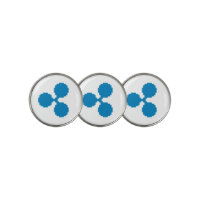 Ripple XRP 8-Bit Logo | Golf Ball Marker