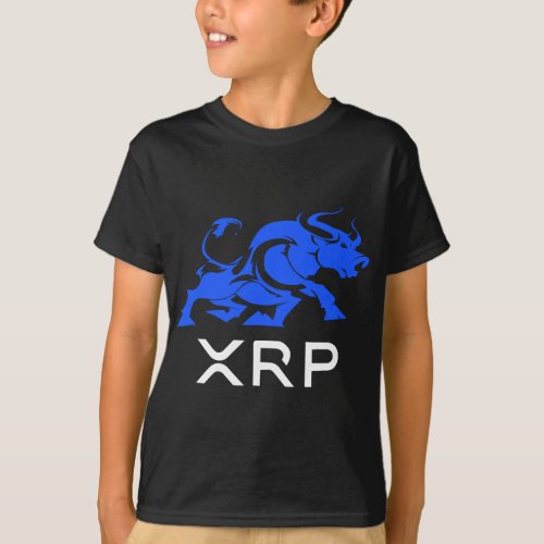 Ripple XRP BULLRUN to the MOON Cryptocurrency Mark T_Shirt