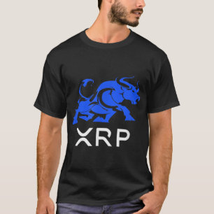 Ripple XRP BULLRUN to the MOON Cryptocurrency Mark T-Shirt