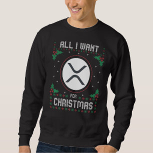 Ripple Xrp Christmas Crypto Sweater All I Want For
