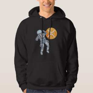 Ripple XRP  Cryptocurrency -Crypto Astronaut Hoodie