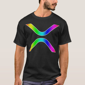 Ripple XRP in Rainbow Gradient TShirt