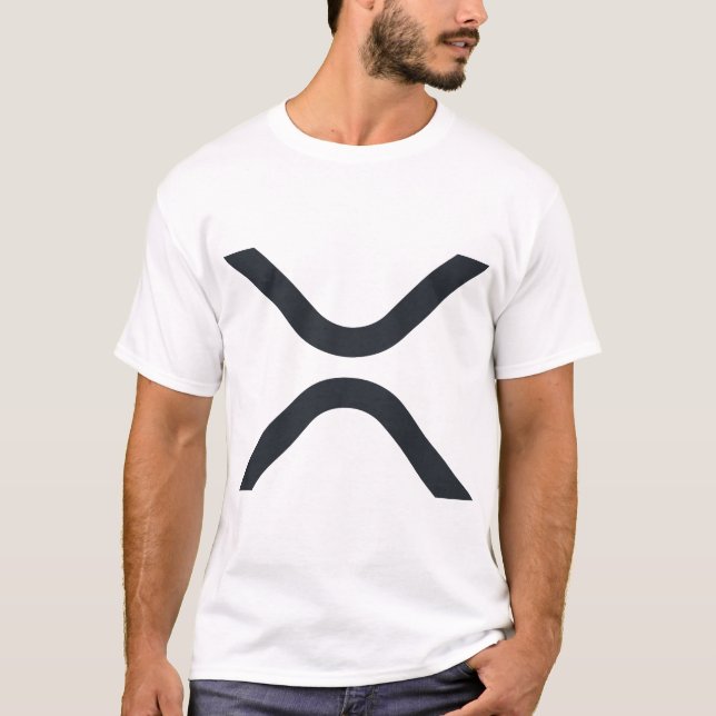 Ripple XRP Logo Crypto Blockchain Cryptocurrency T-Shirt (Front)