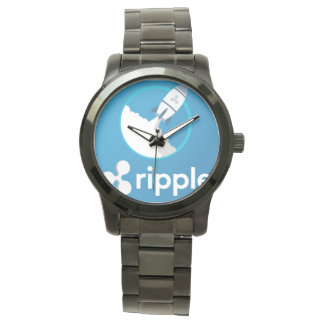 Ripple XRP Moon Stainless Steel Men's Watch