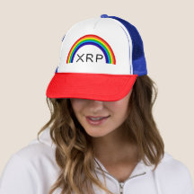 Ripple XRP rainbow baseball cap
