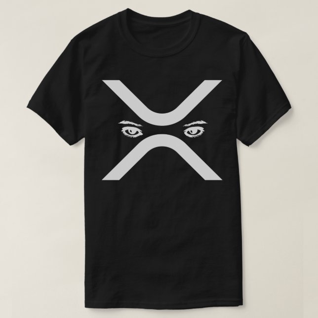 Ripple XRP with eyes Tshirt (Design Front)